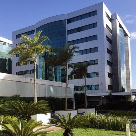 Vista da entrada do Hangar Business Park